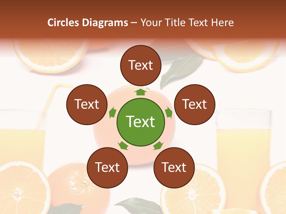 Collection Meals Fresh PowerPoint Template