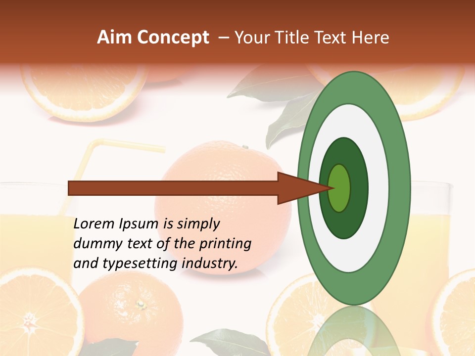 Collection Meals Fresh PowerPoint Template