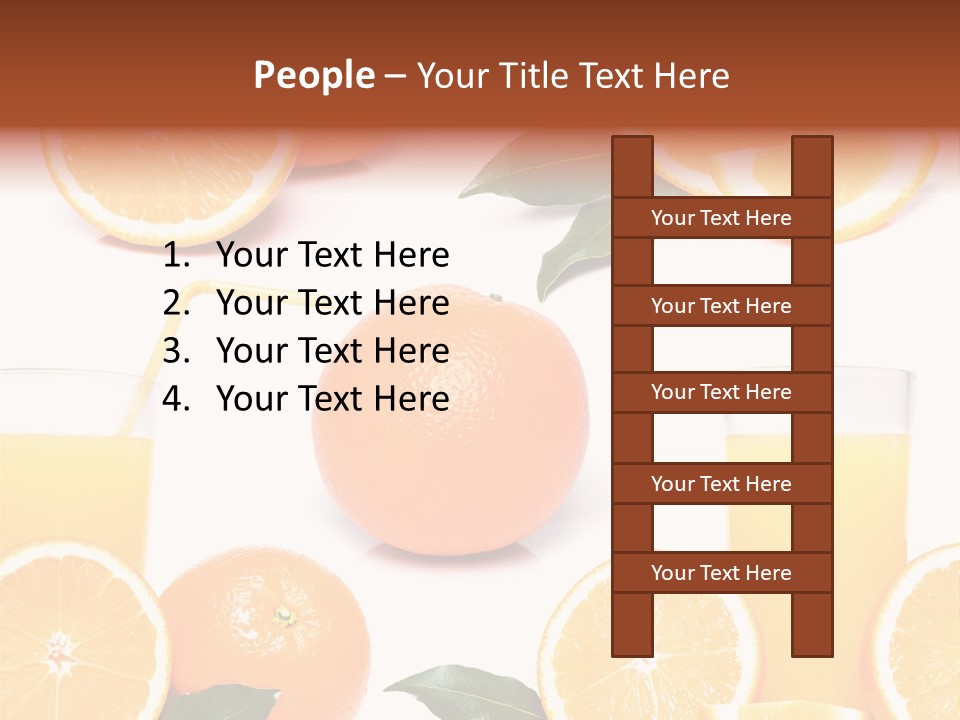 Collection Meals Fresh PowerPoint Template