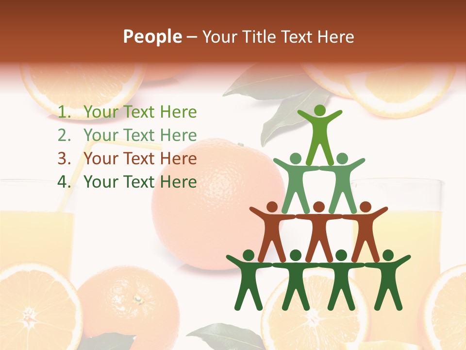 Collection Meals Fresh PowerPoint Template