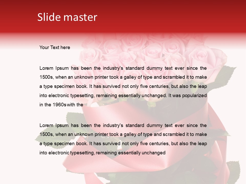 Petals Element Design PowerPoint Template