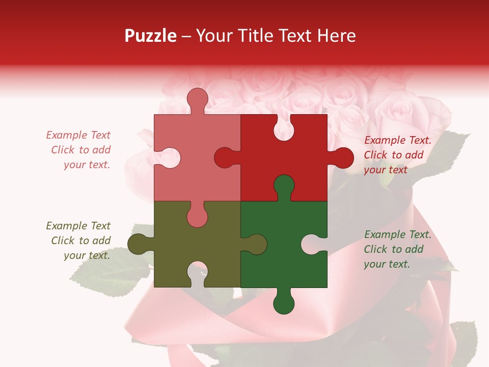 Petals Element Design PowerPoint Template