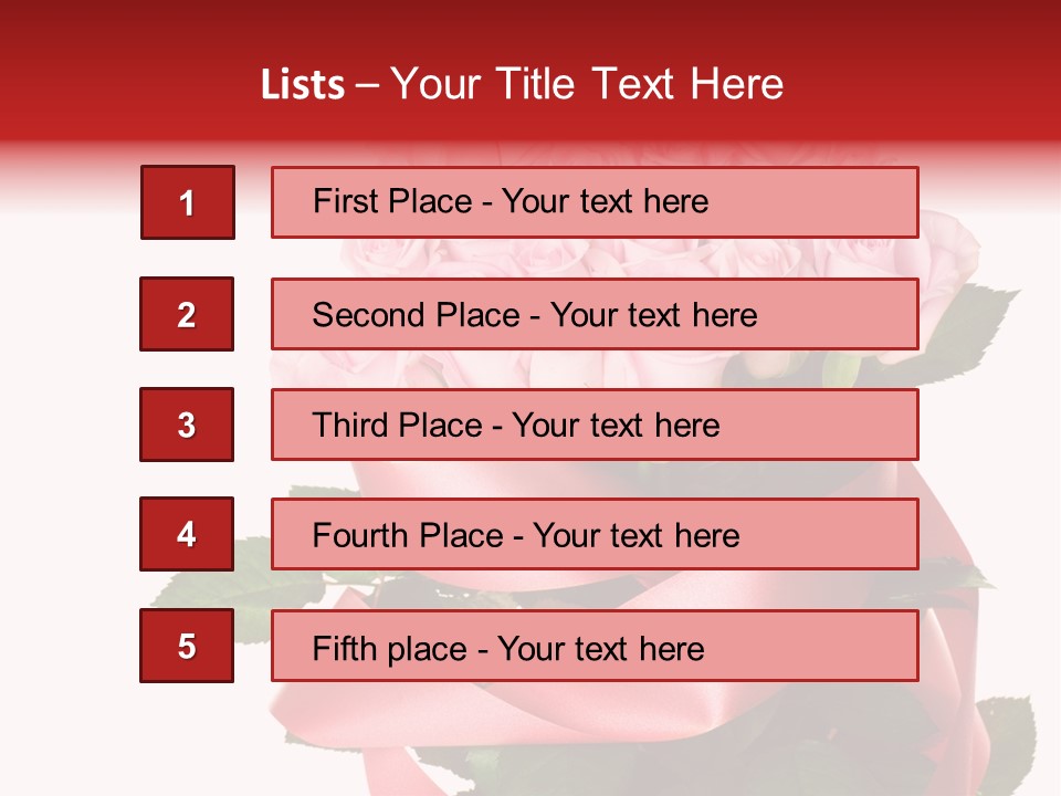 Petals Element Design PowerPoint Template