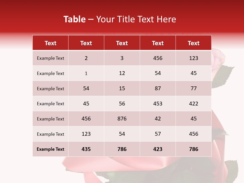 Petals Element Design PowerPoint Template