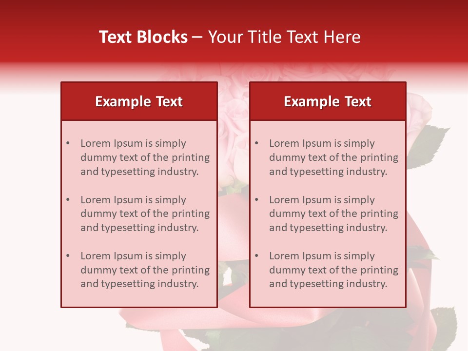 Petals Element Design PowerPoint Template