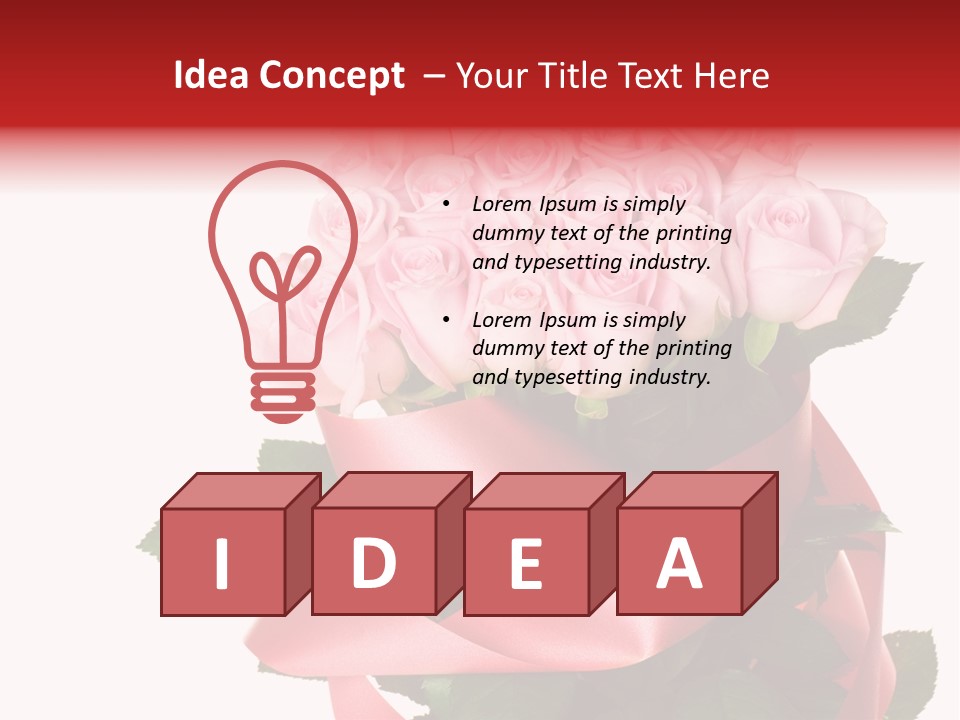 Petals Element Design PowerPoint Template