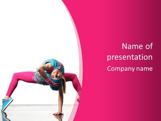 Strength Sporty Flexibility PowerPoint Template