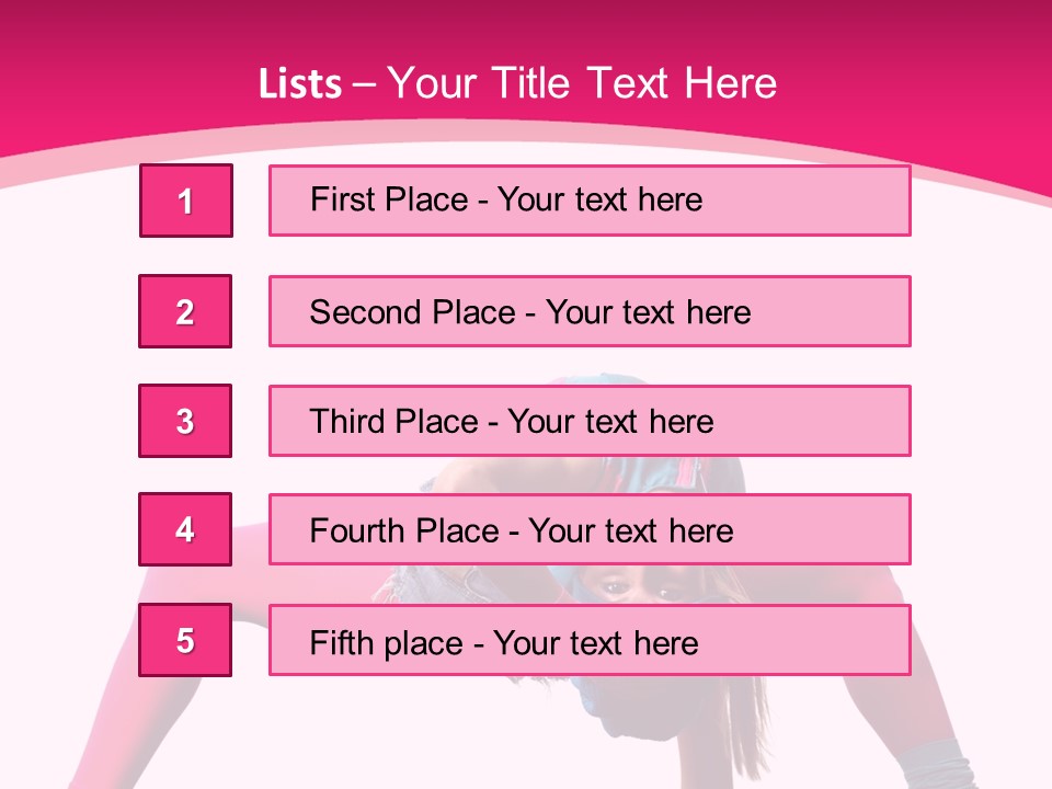 Strength Sporty Flexibility PowerPoint Template