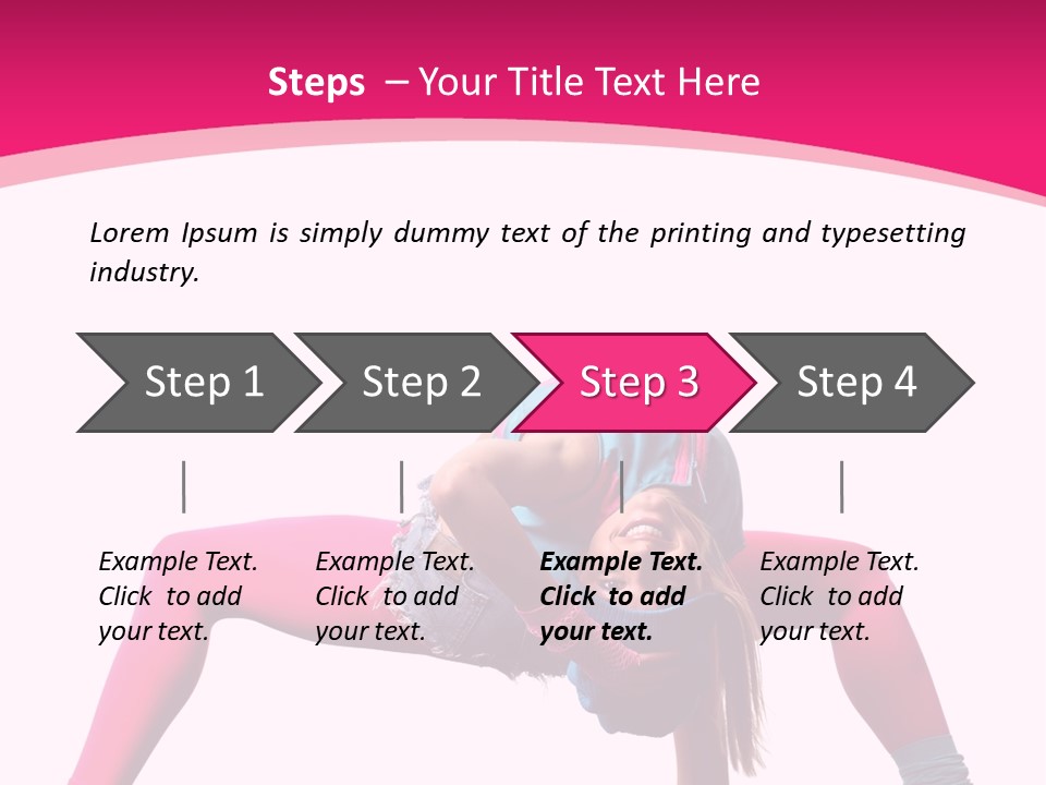 Strength Sporty Flexibility PowerPoint Template