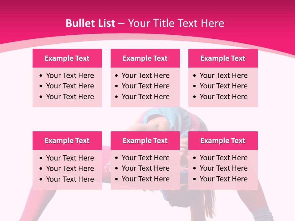 Strength Sporty Flexibility PowerPoint Template