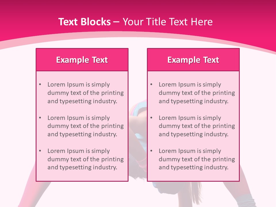 Strength Sporty Flexibility PowerPoint Template