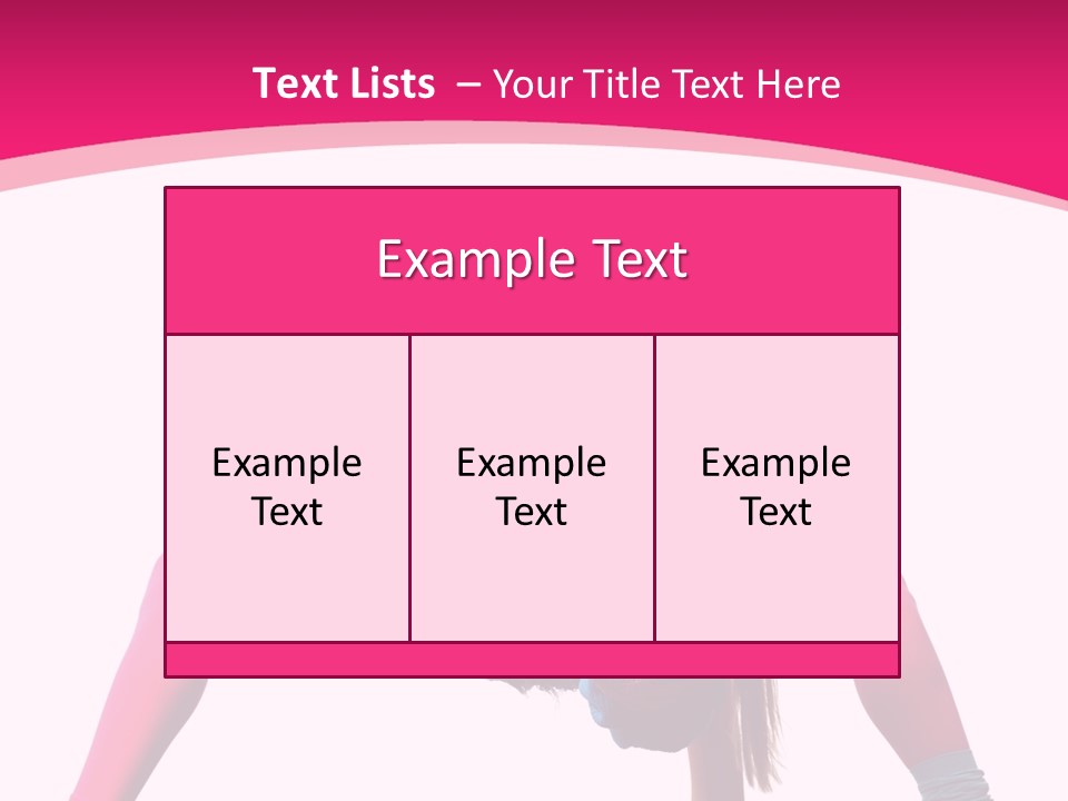 Strength Sporty Flexibility PowerPoint Template
