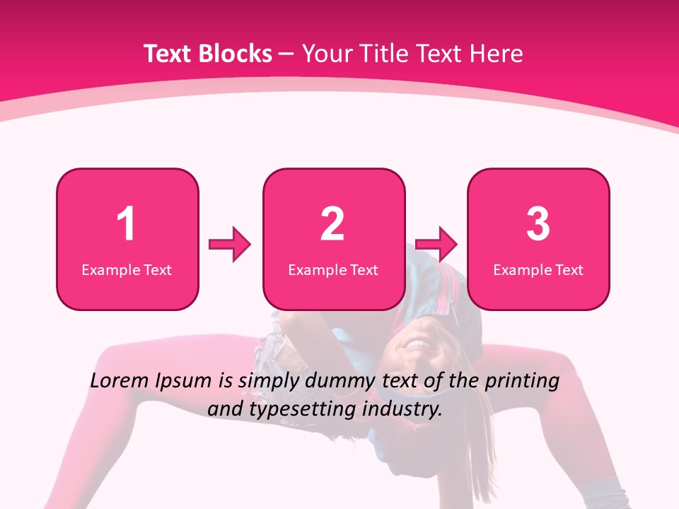 Strength Sporty Flexibility PowerPoint Template