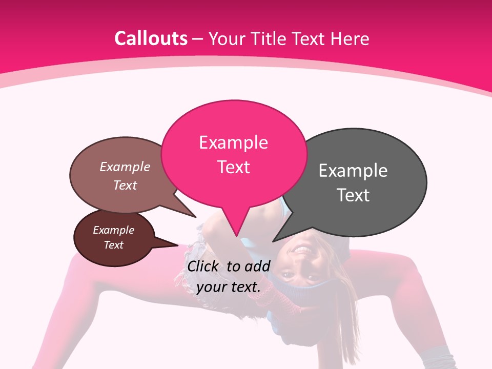 Strength Sporty Flexibility PowerPoint Template