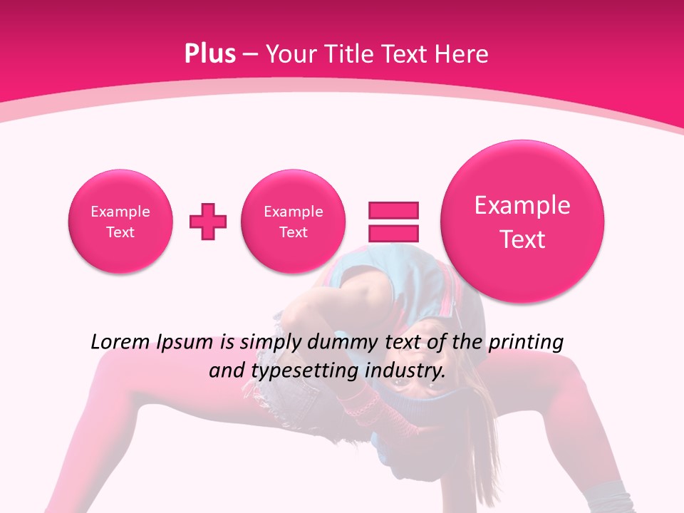 Strength Sporty Flexibility PowerPoint Template