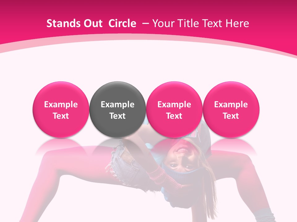 Strength Sporty Flexibility PowerPoint Template