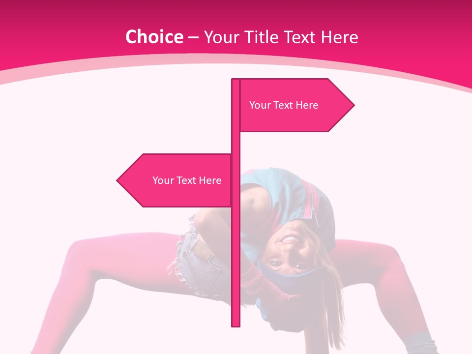 Strength Sporty Flexibility PowerPoint Template