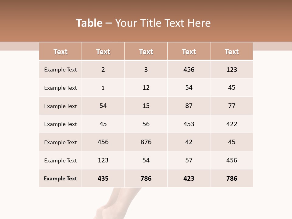 Exercise Flexibility Attractive PowerPoint Template