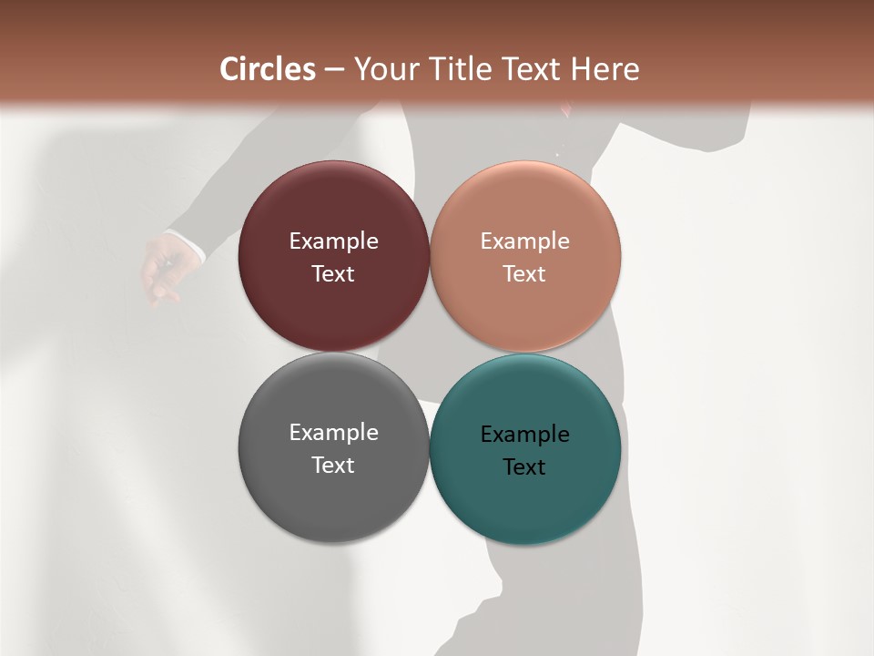 A Man In A Suit And Hat Is Dancing PowerPoint Template