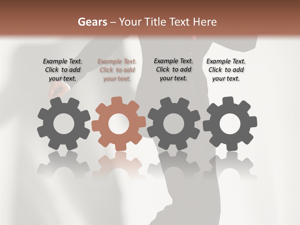 A Man In A Suit And Hat Is Dancing PowerPoint Template