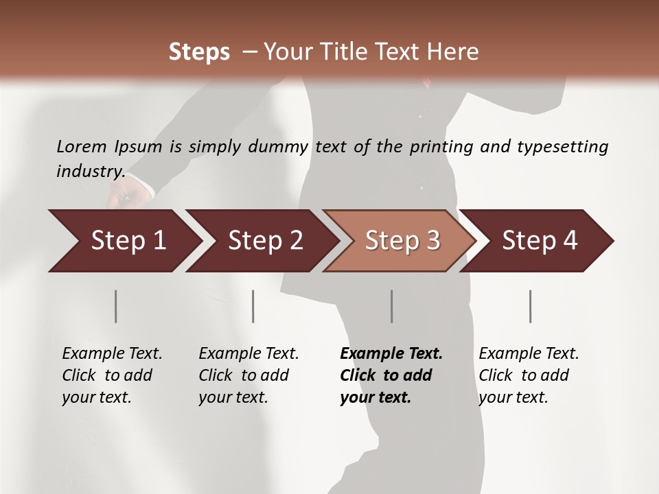 A Man In A Suit And Hat Is Dancing PowerPoint Template