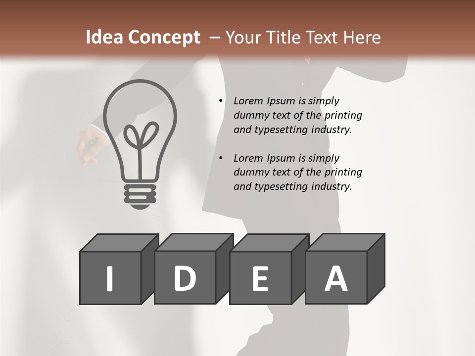 A Man In A Suit And Hat Is Dancing PowerPoint Template