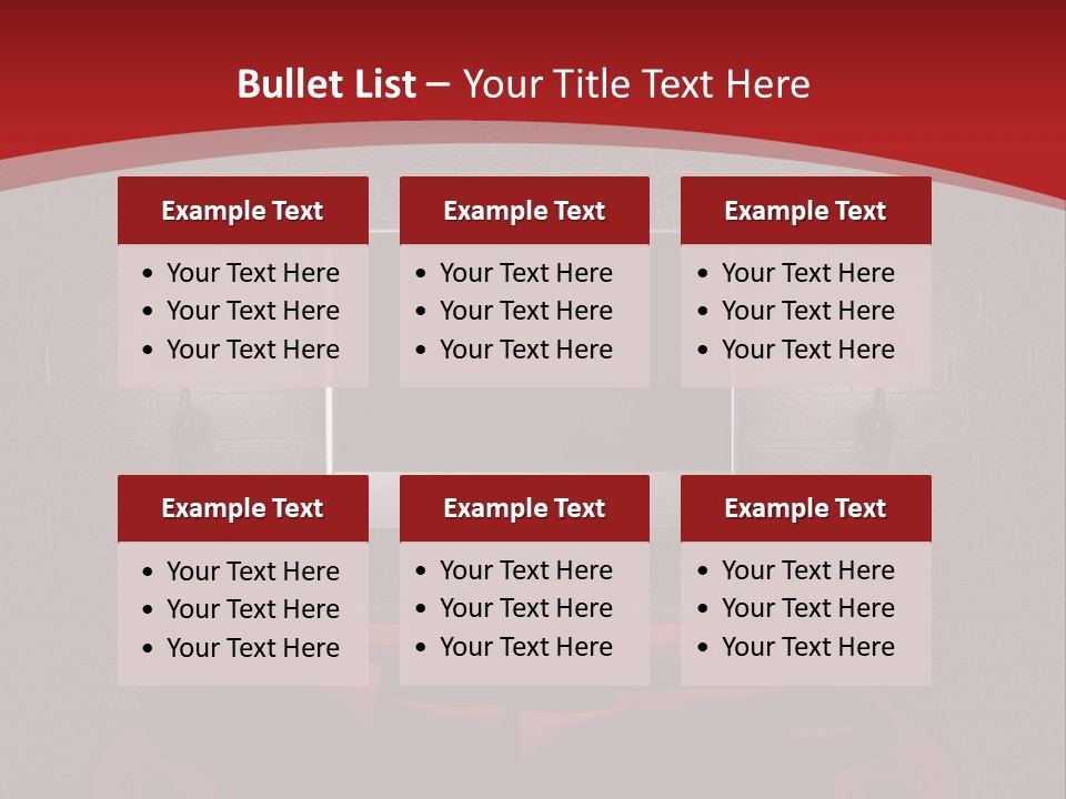 A Red Couch Sitting In Front Of A Flat Screen Tv PowerPoint Template