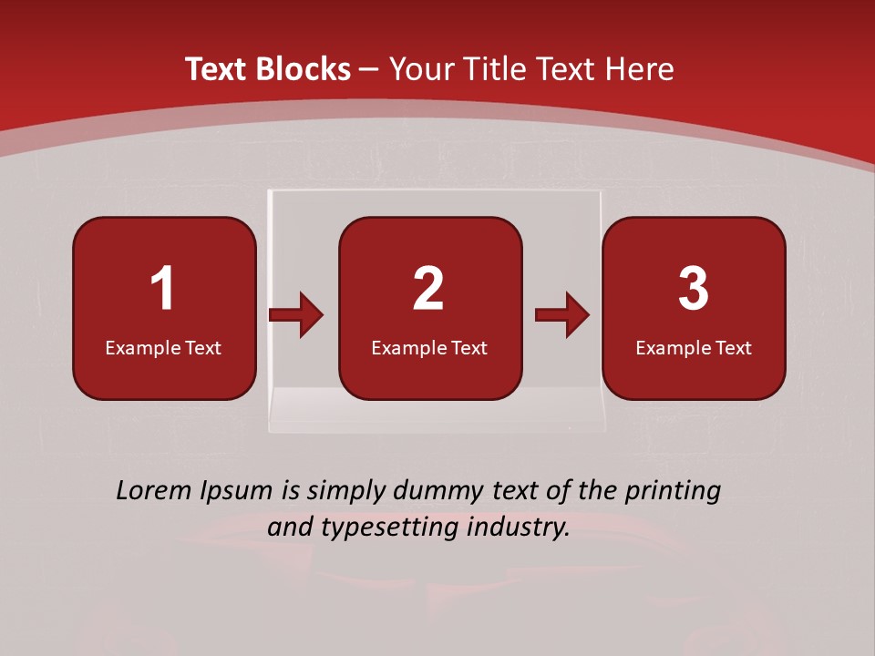 A Red Couch Sitting In Front Of A Flat Screen Tv PowerPoint Template