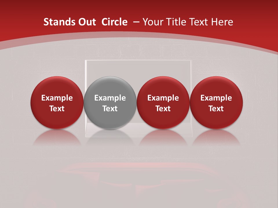 A Red Couch Sitting In Front Of A Flat Screen Tv PowerPoint Template