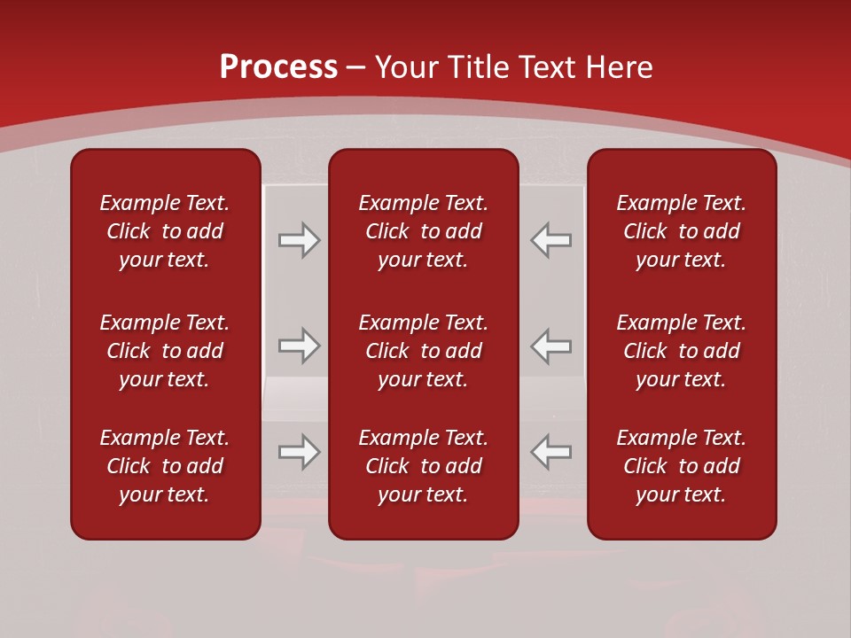 A Red Couch Sitting In Front Of A Flat Screen Tv PowerPoint Template
