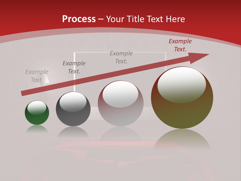 A Red Couch Sitting In Front Of A Flat Screen Tv PowerPoint Template