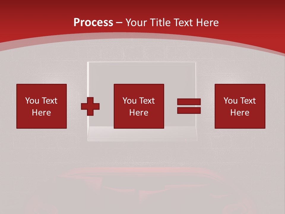A Red Couch Sitting In Front Of A Flat Screen Tv PowerPoint Template