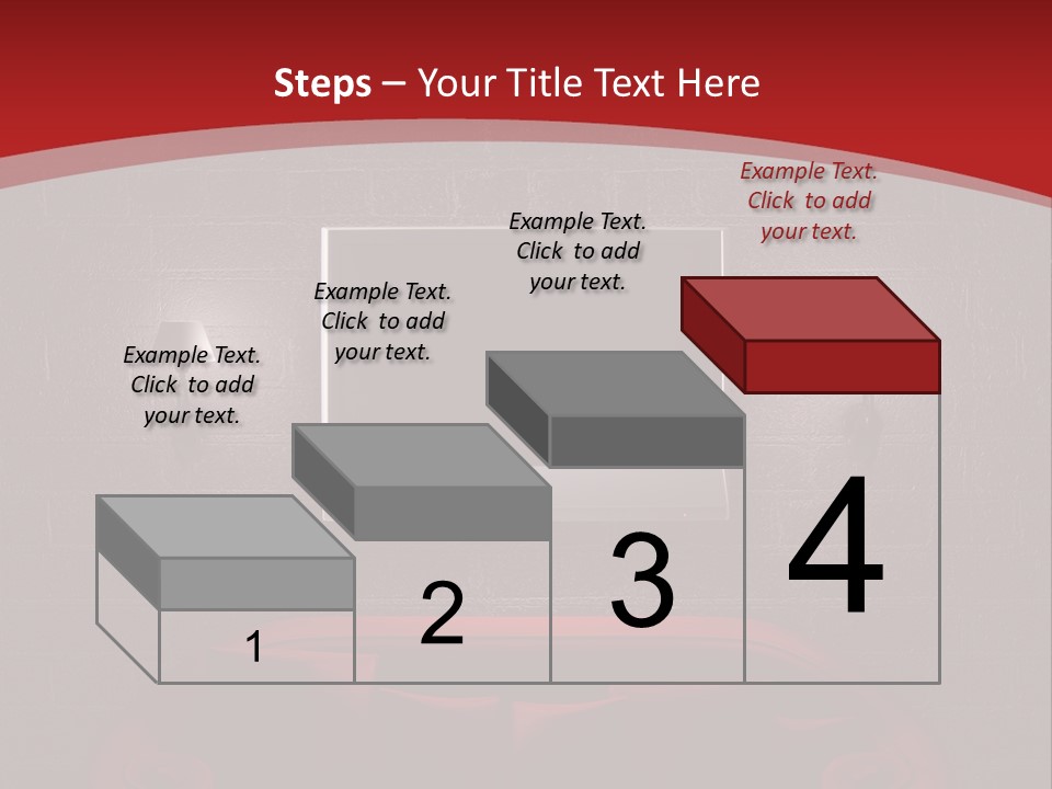 A Red Couch Sitting In Front Of A Flat Screen Tv PowerPoint Template