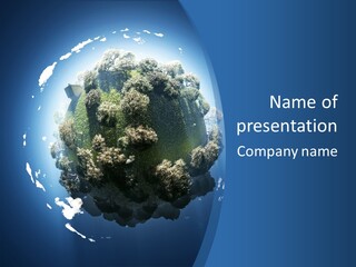 Air Sphere Shadow PowerPoint Template