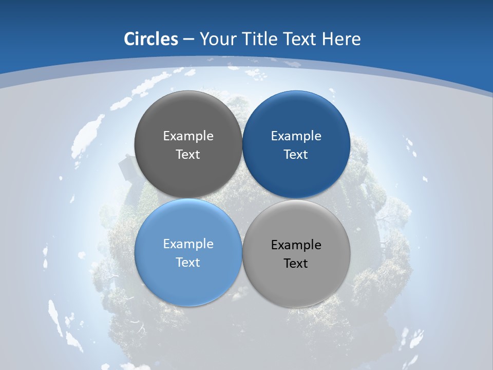 Air Sphere Shadow PowerPoint Template