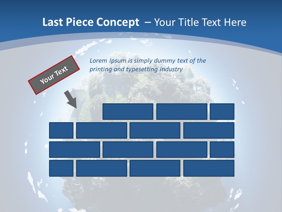 Air Sphere Shadow PowerPoint Template