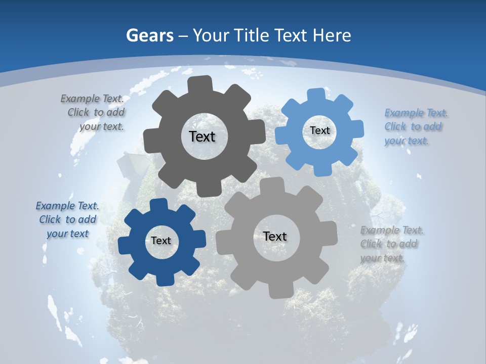 Air Sphere Shadow PowerPoint Template