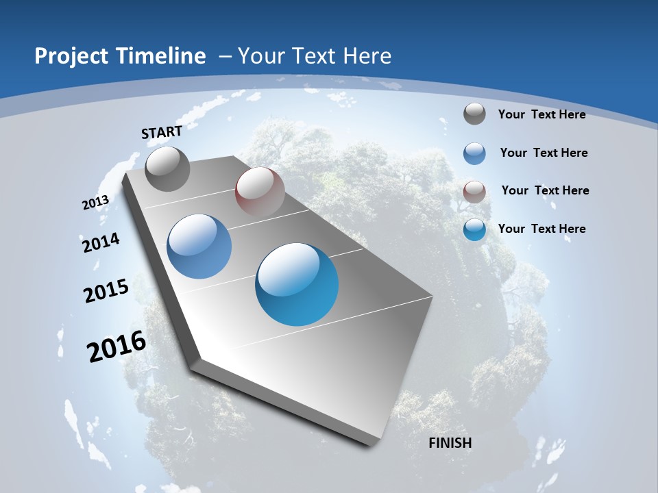 Air Sphere Shadow PowerPoint Template