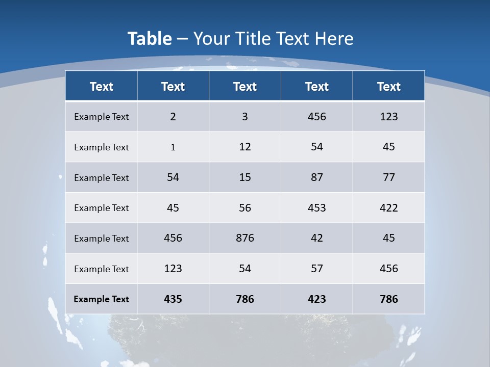Air Sphere Shadow PowerPoint Template