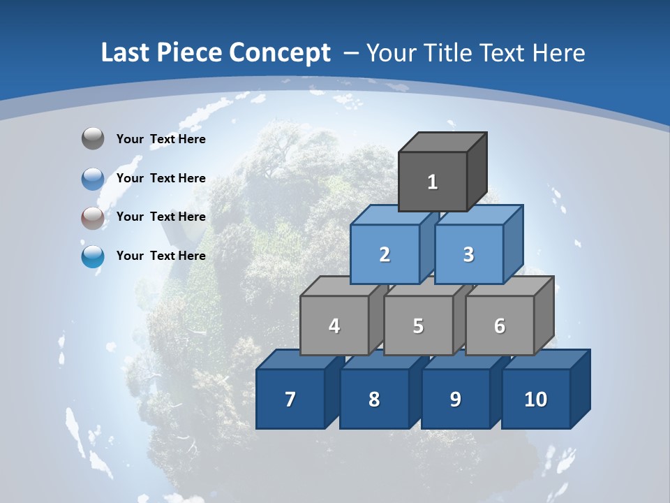 Air Sphere Shadow PowerPoint Template