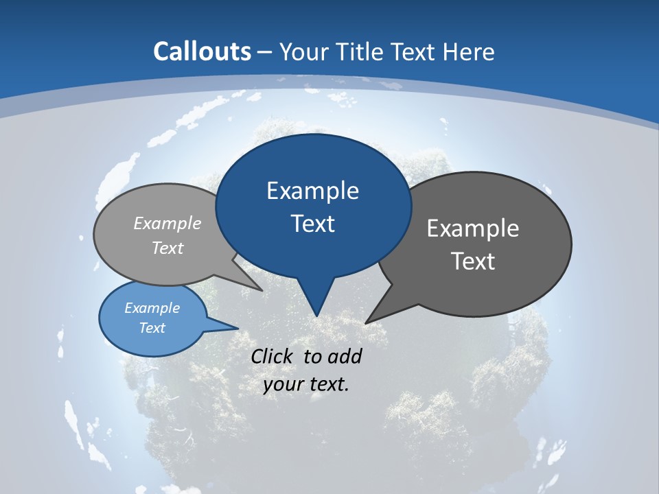 Air Sphere Shadow PowerPoint Template