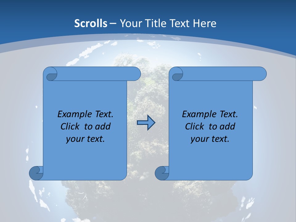 Air Sphere Shadow PowerPoint Template