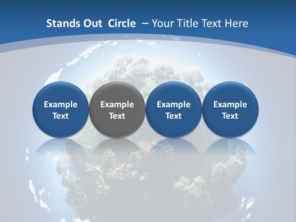 Air Sphere Shadow PowerPoint Template