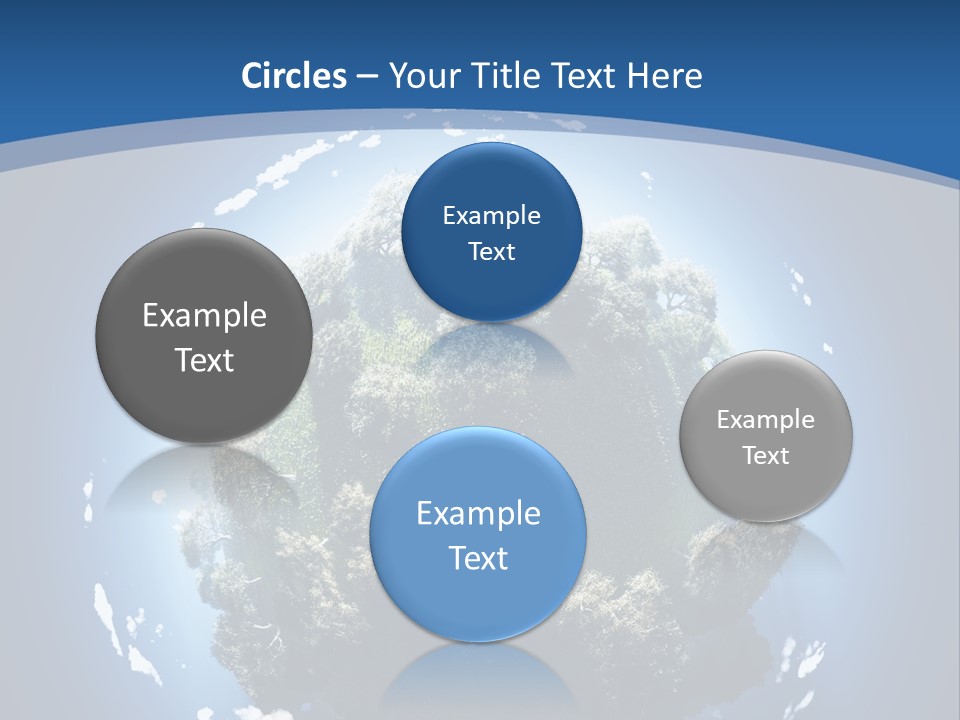 Air Sphere Shadow PowerPoint Template