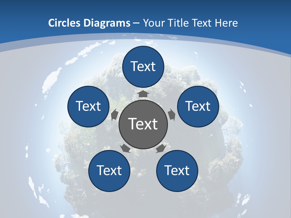 Air Sphere Shadow PowerPoint Template