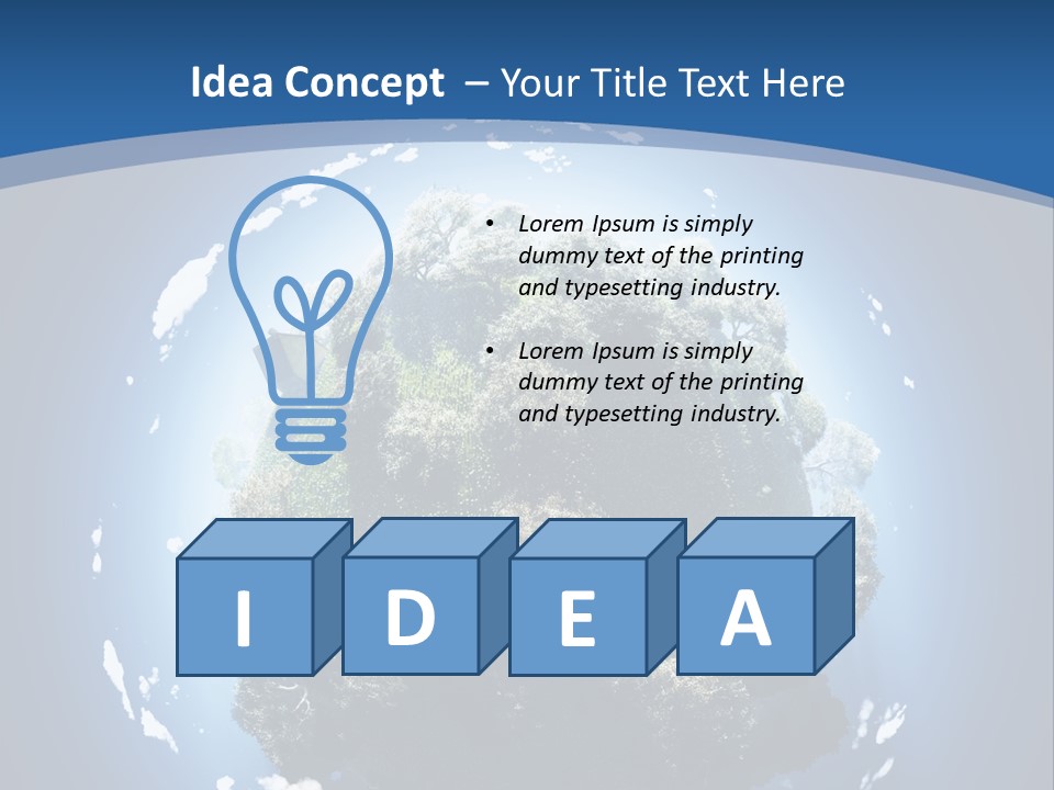 Air Sphere Shadow PowerPoint Template