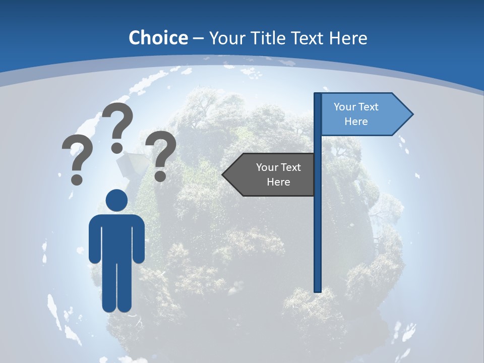 Air Sphere Shadow PowerPoint Template