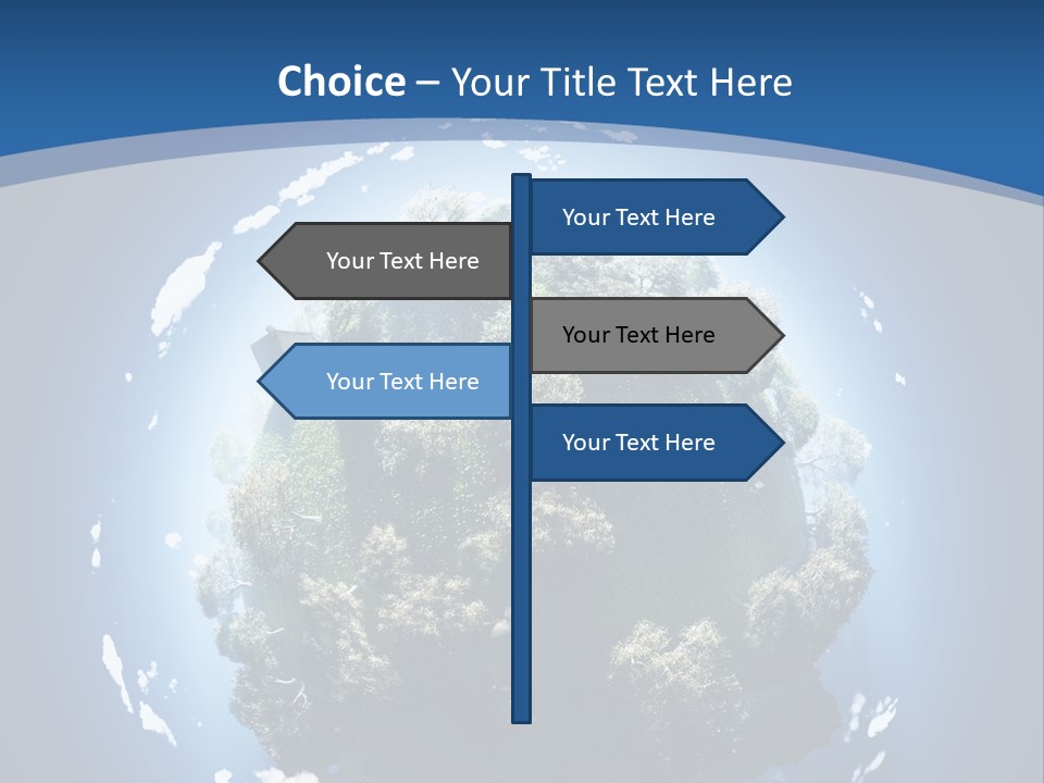 Air Sphere Shadow PowerPoint Template