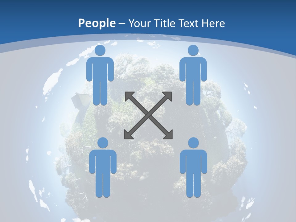 Air Sphere Shadow PowerPoint Template