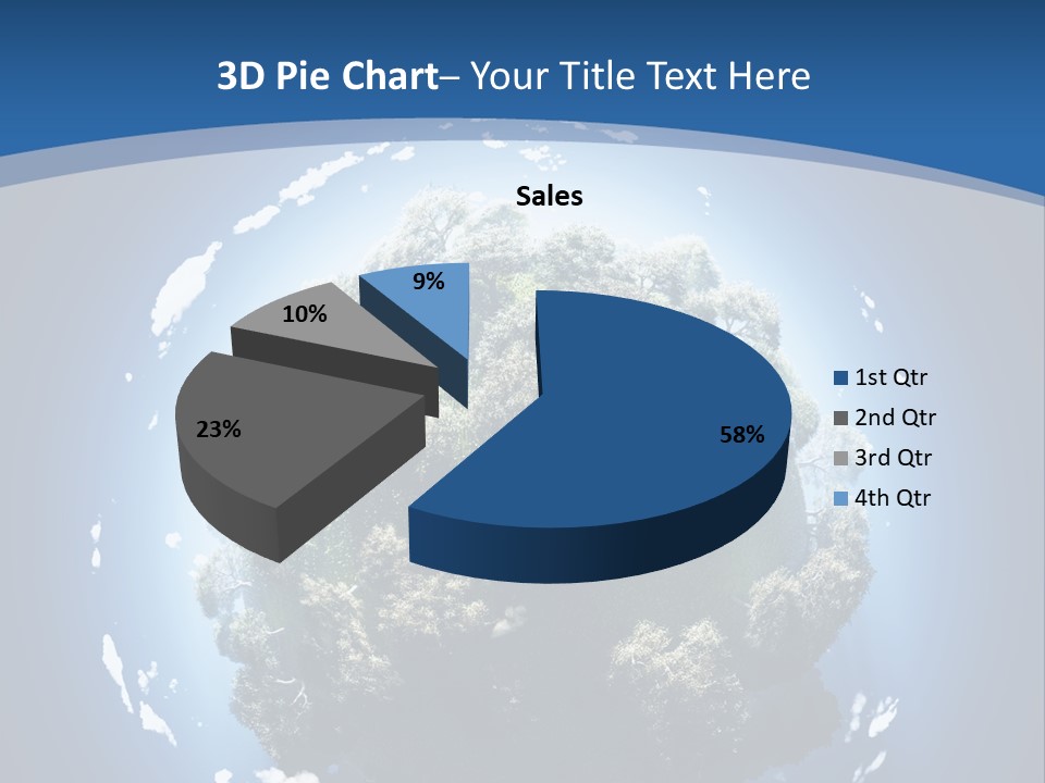Air Sphere Shadow PowerPoint Template